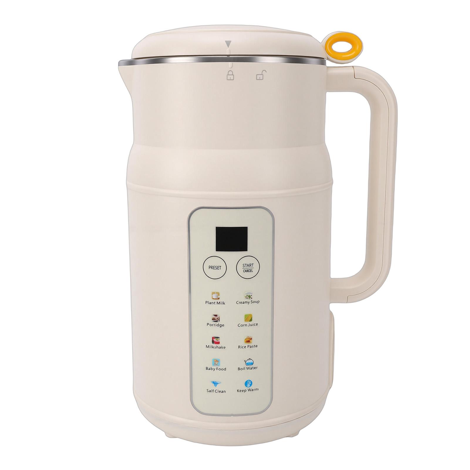 800ml Nut Milk Maker Blender Water Proof Quiet Automatic Soy Milk Maker Machine with Smart Timer for Homemade Type 2