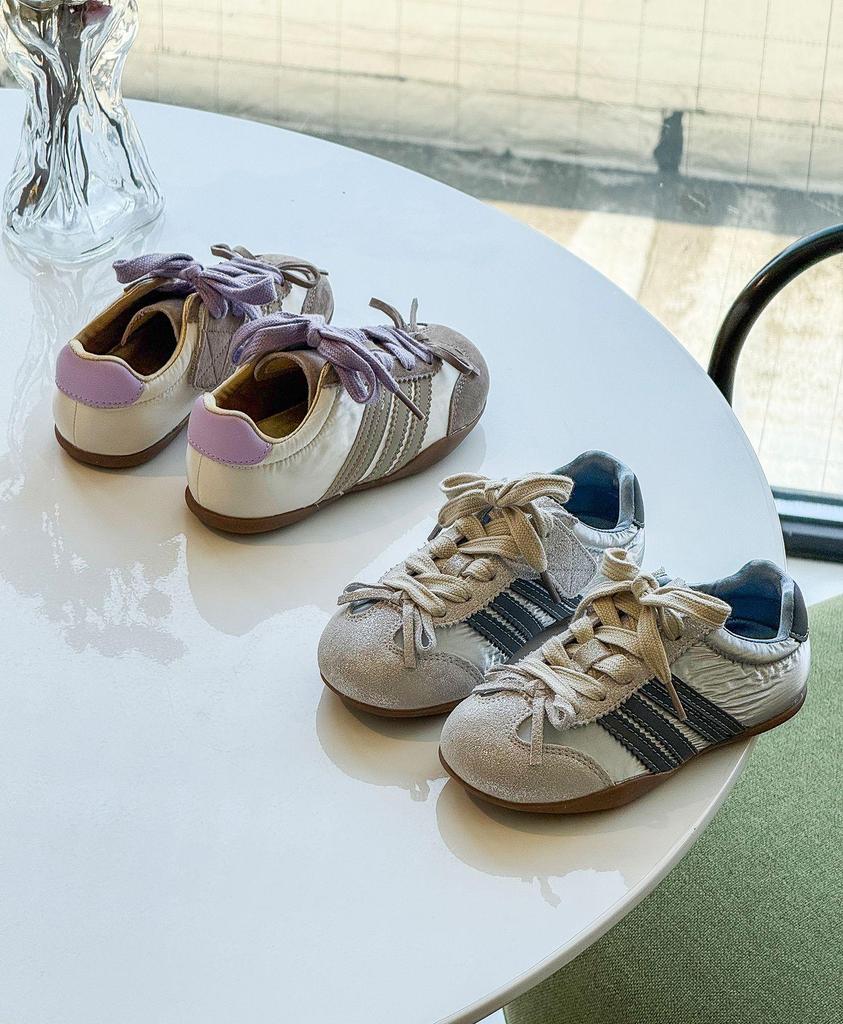 Spring 2026 Kids' Korean Style Bow Genuine Leather Shoes - Elegant, Versatile Girls' Thin Sole