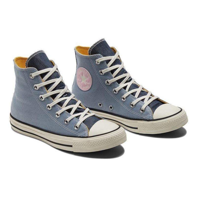 Converse Chuck Taylor All Star Women High-Top Canvas Shoes Comfort Versatile Gray A02880C