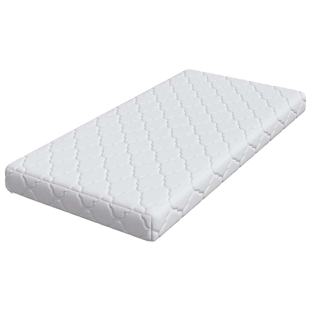 Foam Mattress Breathable Quilted Topper for Superior Back Support Firm Natural Coconut Fiber Jacquard Fabric Single Bed 60x120cm