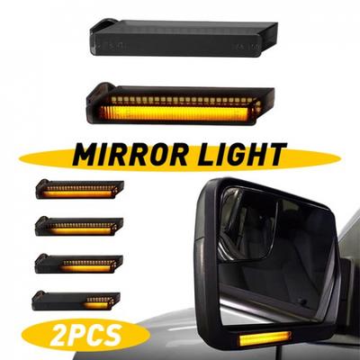 Smoked Sequential For 04-14 Ford F-150 Side Under Mirror Turn Signal Lights LED