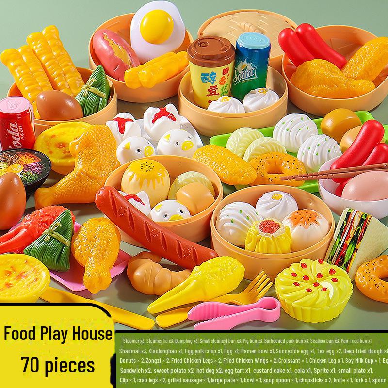 

Детский игровой кухонный набор для готовки: Игрушки для приготовления морепродуктов, фруктов, овощей, барбекю и хот-пота