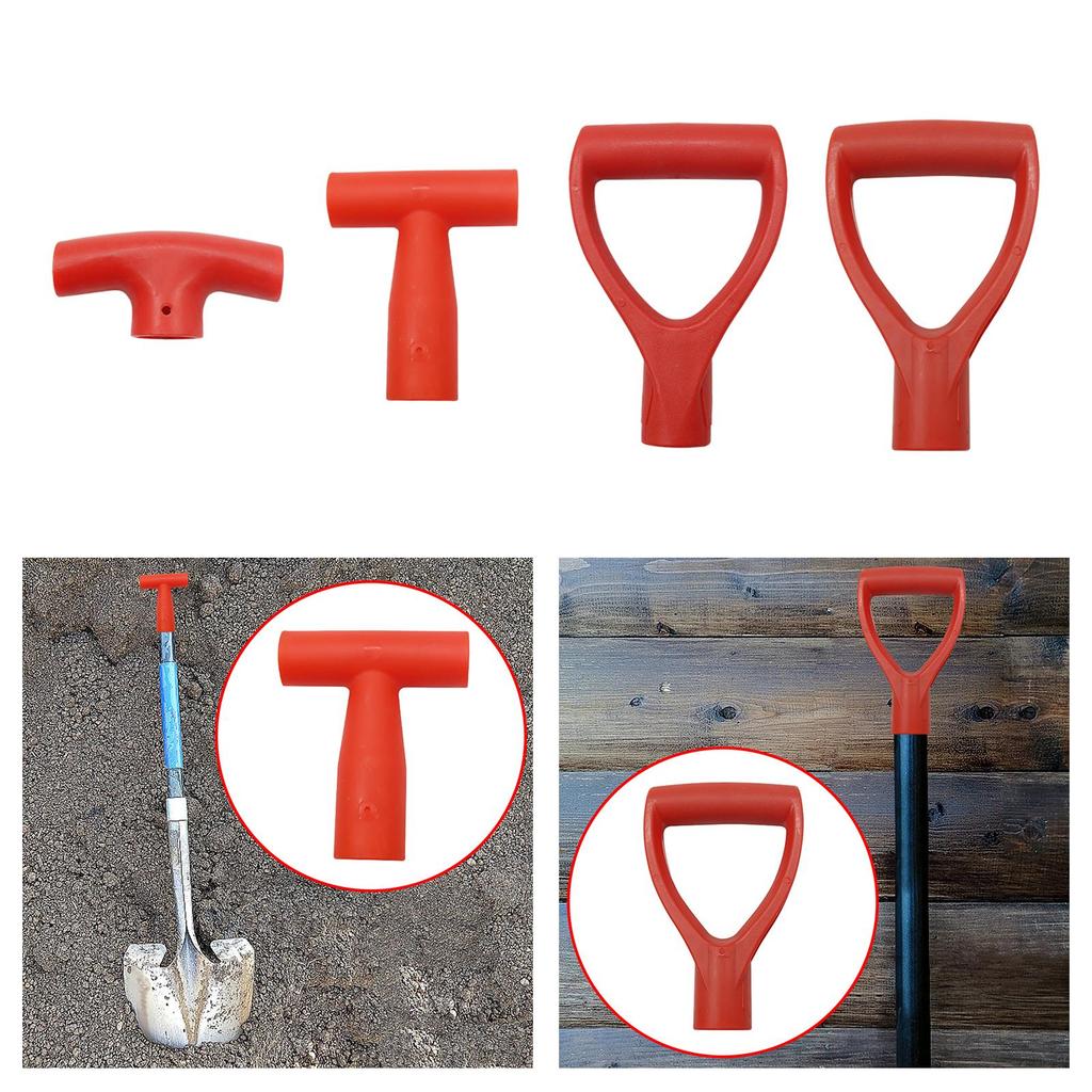 Shovel Grip Handle Long Service Life Durable Structure Snow Shovel Top Handle Spade Snow Shovel Handle for Digging Raking Tool