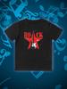 Round Neck Printed Pattern Pullover Short Sleeve Kids Tops Rock