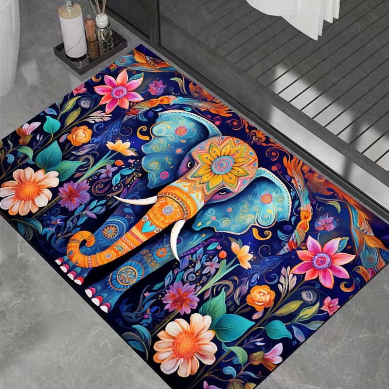 Diatom Mud Floor Mats Water Absorption and Dirt Resistance Diatom Mud Pads Bathroom Entrance Door Mats