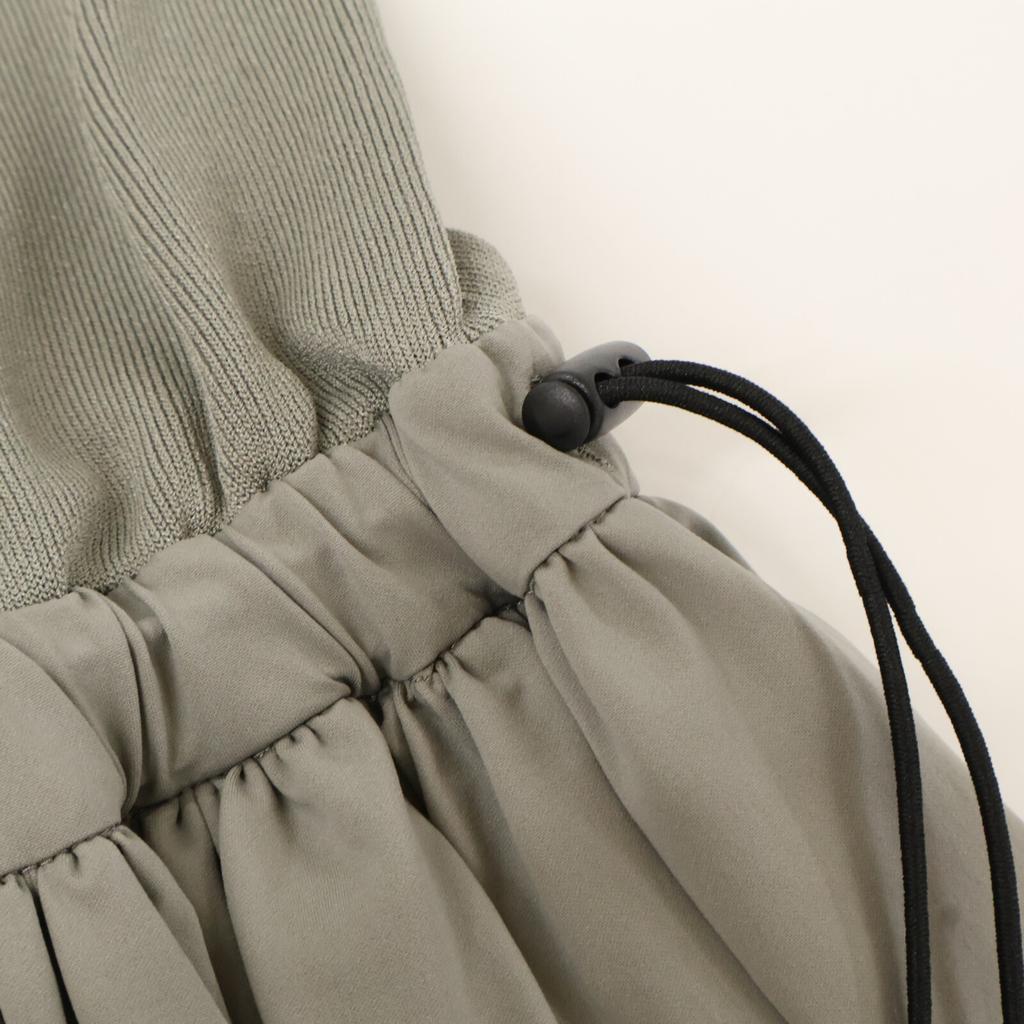 Adore 24-year-old Grey High Gauge Stretch Switching One-piece Dress Dress 38 grayUsed