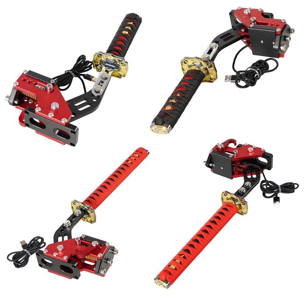 Katana Handbrake 15/26Cm Square Plate Samurai Sword PC SIM Simulated Racing Game For G25/27/29 T300 T500 Without Clamp