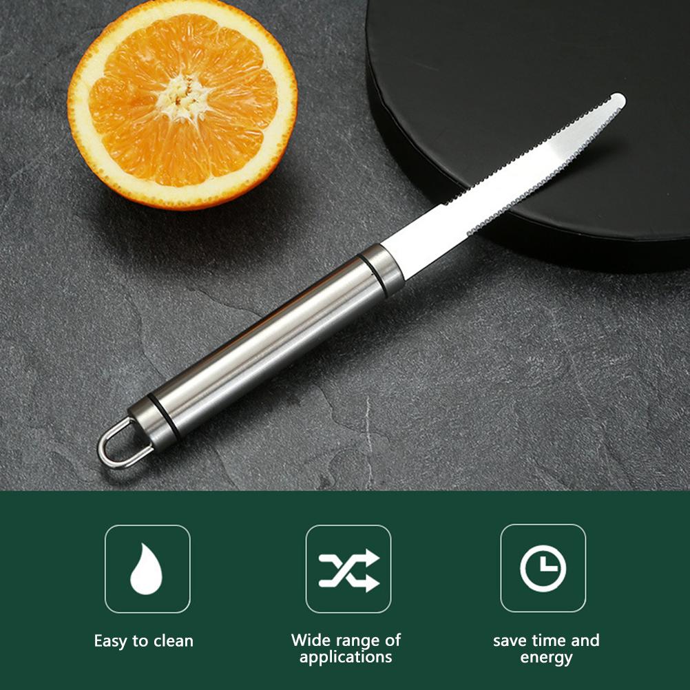 Stainless Steel Grapefruit Cutter Orange Citrus Peeler Household Fruit Cutter Kitchen Peeling Tools