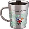 MOOMIN Stainless Steel With Perfect for or Any Made In Double-Sided Mug/Tumbler, 360ml, "Time Mamma" Design, Mother's Day, Birthdays, Occasion. Japan,