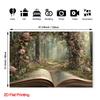 2D Magical Storybook Forest Backdrop Enchanted Rose Path Photography Background Cloth
