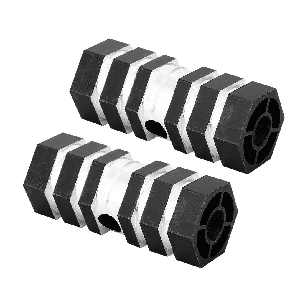 Rear Axle Peg Bike Bicycle Aluminum Alloy Pegs BMX Pegs (Black)