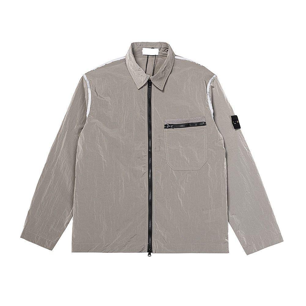 Unisex Lightweight Softshell Jacket - Nylon, Casual, Zipper, Functional Workwear for Spring/Autumn XL