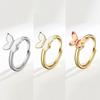 Fidget Spinner Rings for Women for Butterfly Rotating Spinning Anxiety Ring Adjustable Open Ring for Women Girlfriend Gi