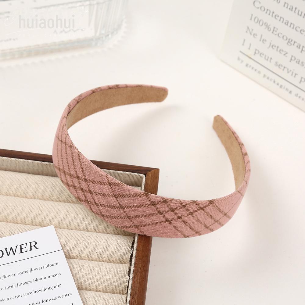 Korean Style Wide Brim Headband: Summer Solid Color Hair Accessory for Women