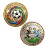 Edición Coleccionista Moneda Conmemorativa Partido Rivalidad Épica Festival de Fútbol de América del Norte 2026 Souvenir Coleccionable de Fútbol Ficha de Metal