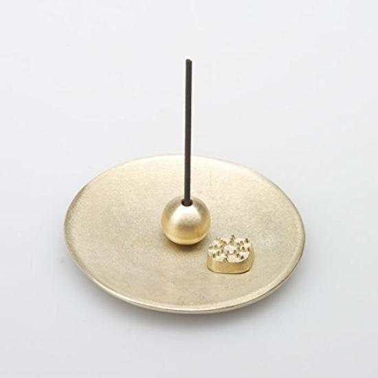 

Nousaku Incense Set Round Brass 503020 - - золотой