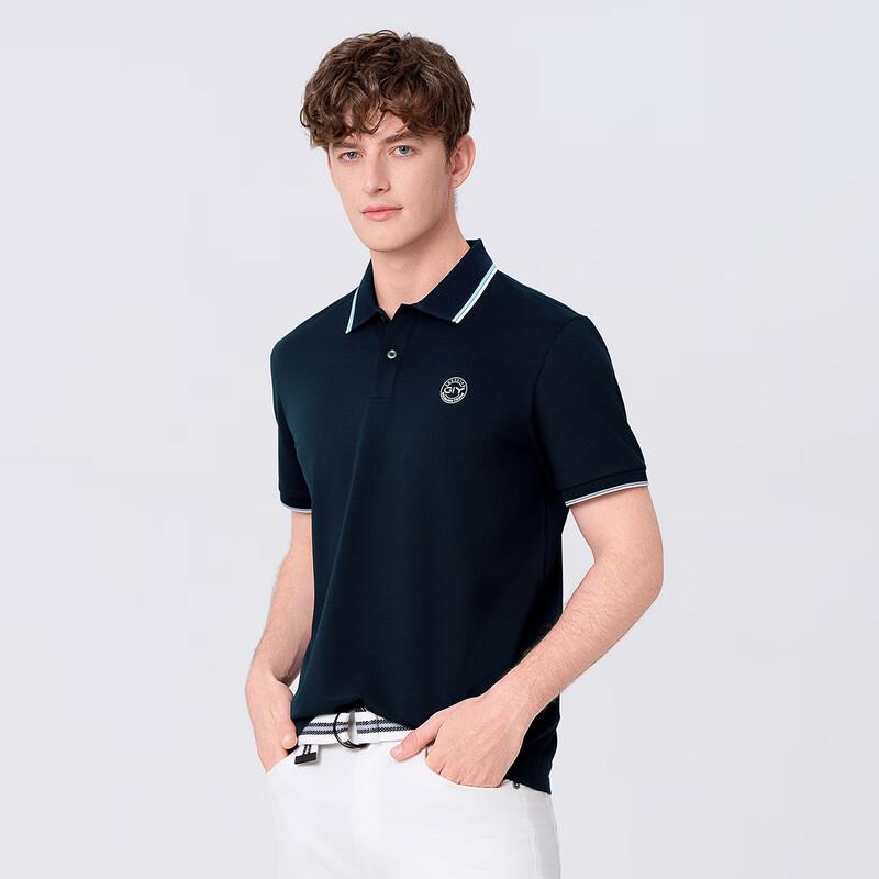 Goldlion Men's Short Sleeve Casual Polo T-shirt TSF0046-PT052