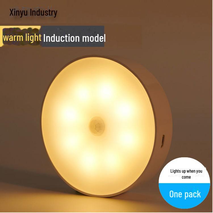 Voice-Controlled LED Night Light with Motion Sensor for Home