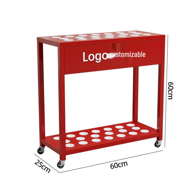 Floor-Standing Metal Billiard Cue Rack