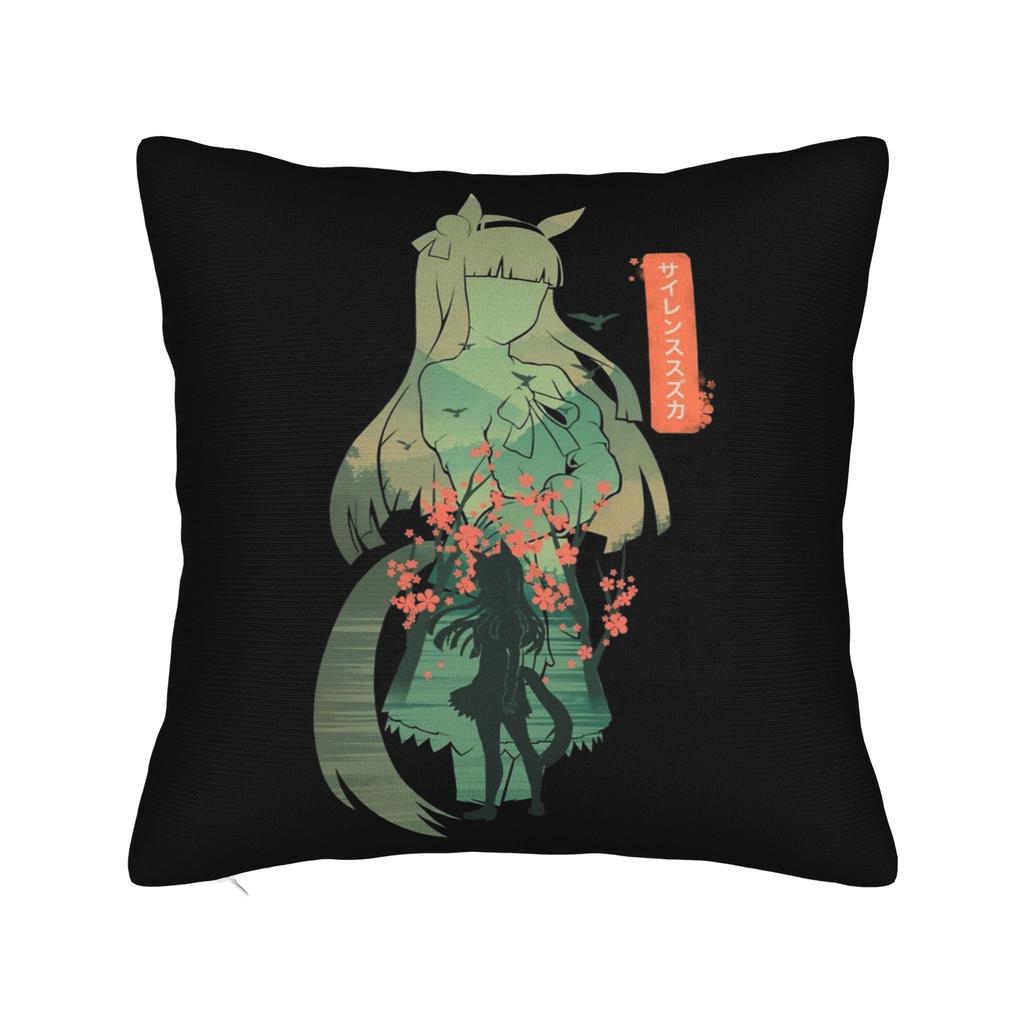Manhattan Cafe Uma Musume Anime Pillowcase Printing Cushion Cover Gift  Throw Pillow Case Cover Car Zippered