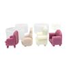 Mini Sofa Chair 3D Silicone Mold Flexible Candle Wax Soap Making Mould DIY Craft for Make Chocolates Hard Candy Dessert