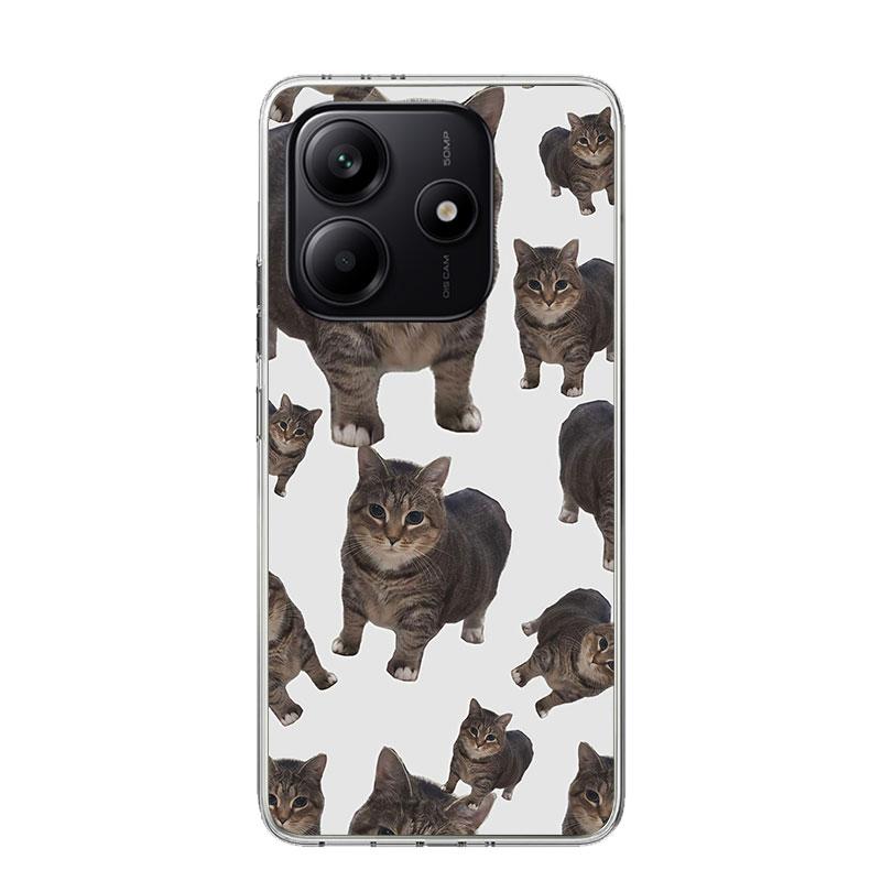 

Crying Cat Memes Phone Case For Xiaomi Redmi Note 15 14 13 12S 12 Pro Plus 11S 11E 11 11T 10S 10 Art Soft Pattern Cover Redmi No Redmi Note 14S