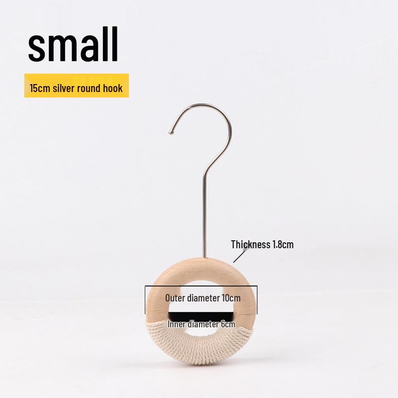 Solid Wood Acrylic Clip Hanger for Clothing Stores – Perfect for Children's Wear, Women's Wear, Pants, Scarves, Hats, and Socks.