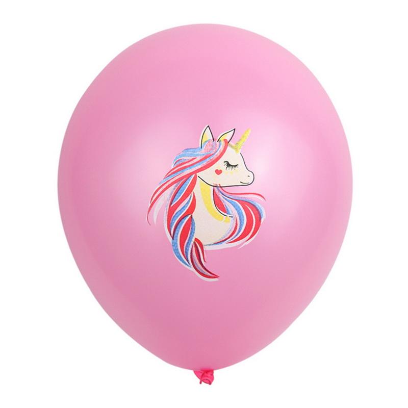 100pcs/bag 12 Inch Unicorn Balloons Wedding Birthday Backdrop Latex Balloon Decoration