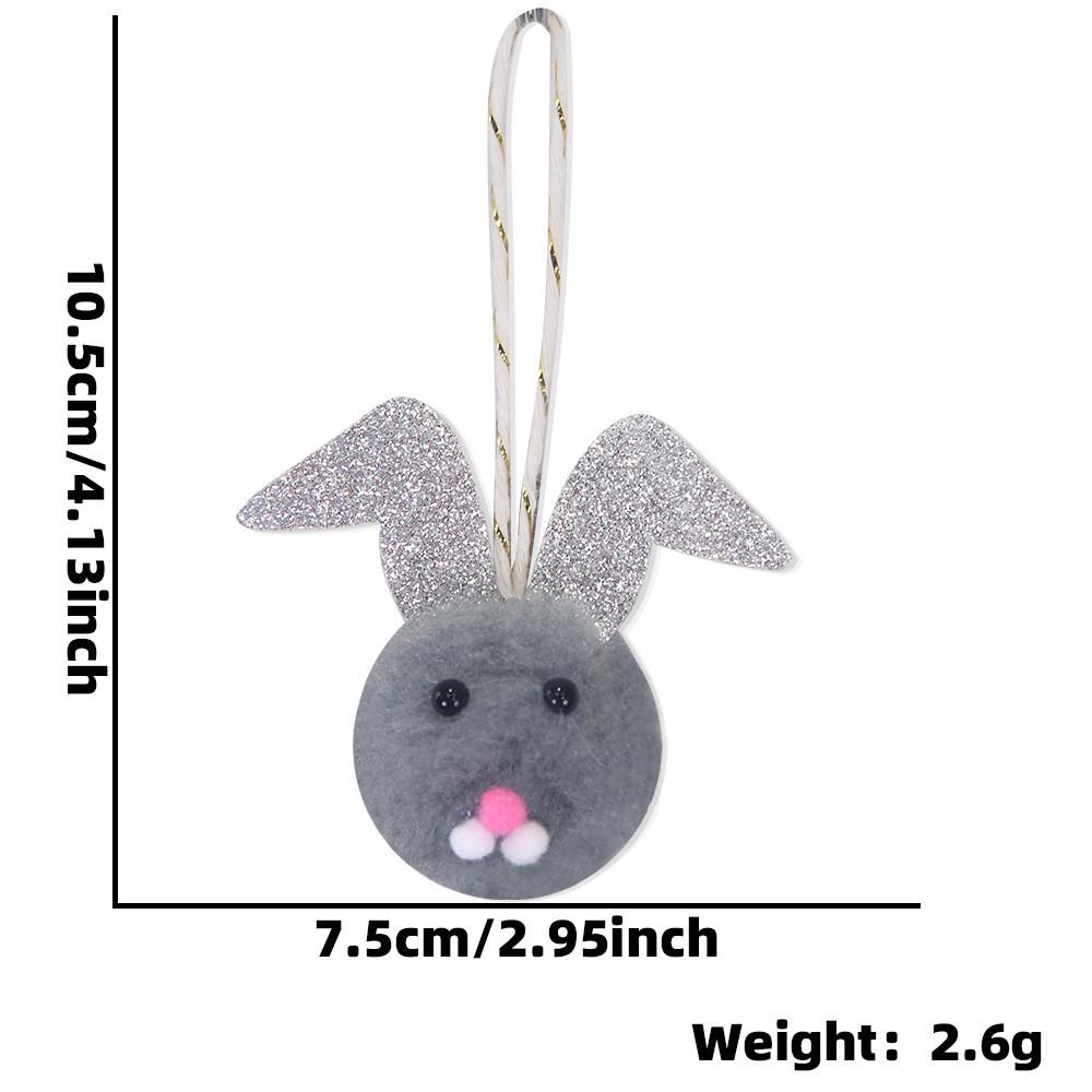 

Plush Rabbit Enchanting Decorations For Easter Parties Available In Cute Colorful Designs Silver Gray Bunny
