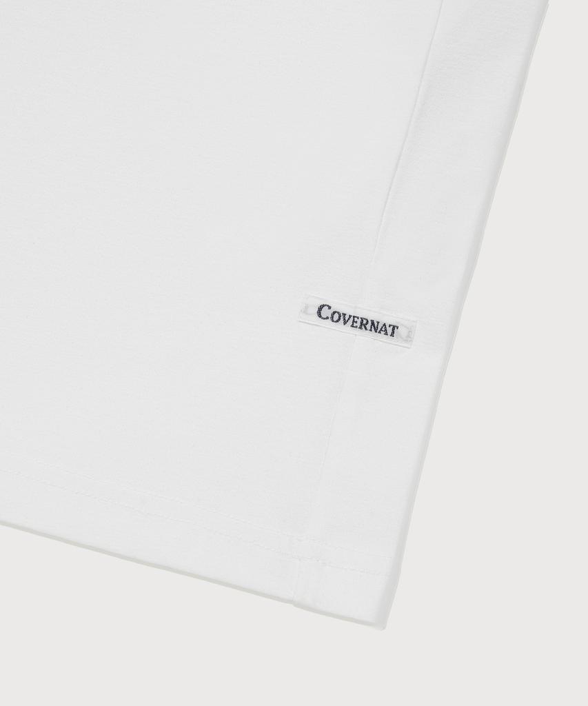 COVERNAT Sorona Small C Logo T-Shirt White