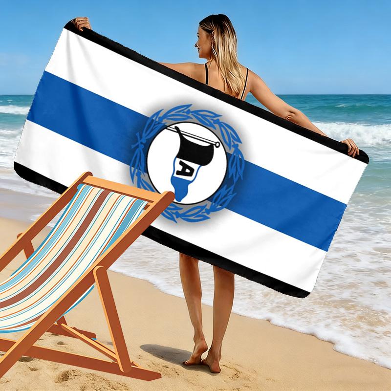 Arminia Bielefeld Print Beach Towel, Large Soft Quick Dry Towel for Beach Camping Swimming