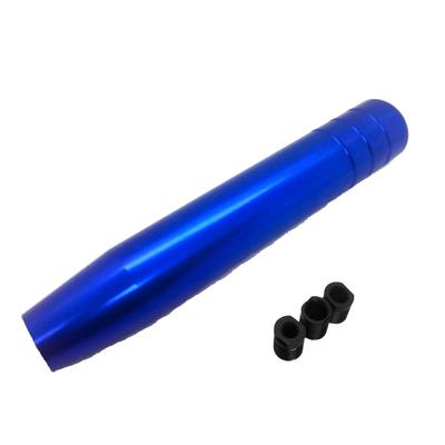 Aluminum Shift Knob 7.1 Inches (180 Mm) [Set of 3 Adapters] General Purpose Long MT (Blue)