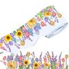 Creative Tulips Chalkboard Board Border Paper Sunflowers Border Paper DIY 7.5cm Border Trim Sticker Handmade Crafts