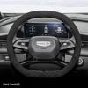 Steering Wheel Cover for Geely Boyue L, Boyue COOL, Galaxy L7/L6, and Xingrui - Suede Ultra-Thin Winter Grip Cover