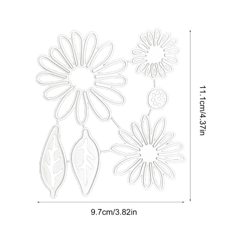 Flower and Leaves Embossing Die Cuts for DIY Scrapbooking Photo Album Papercraft