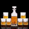 Flavinmci 7-Piece Whiskey Decanter & Glass Set