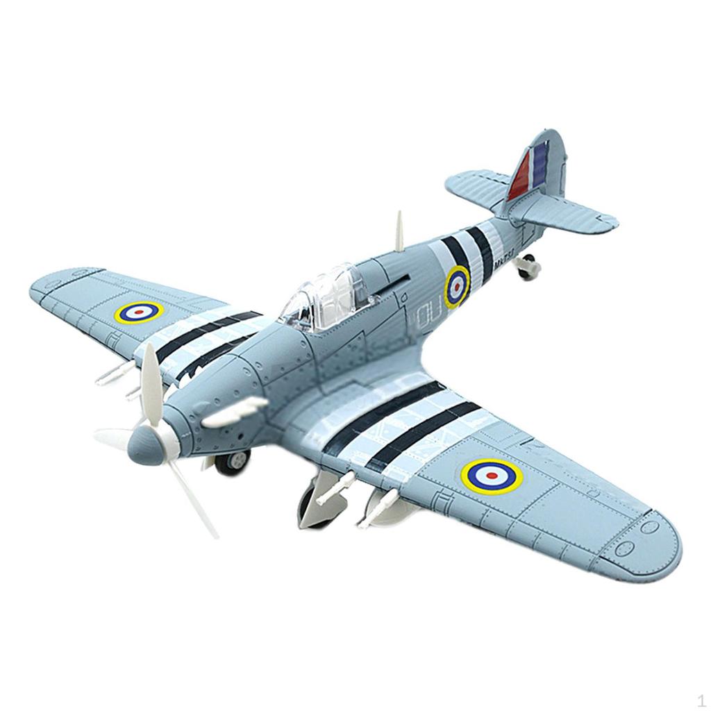1:48 Fighter Building Kits Aircraft Model Birthday Gift for Kids Adults Table Decoration DIY