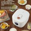EU 3L rice soup separation rice cooker, healthy and low-sugar, equipped with inner pot + steaming basket, suitable for home use