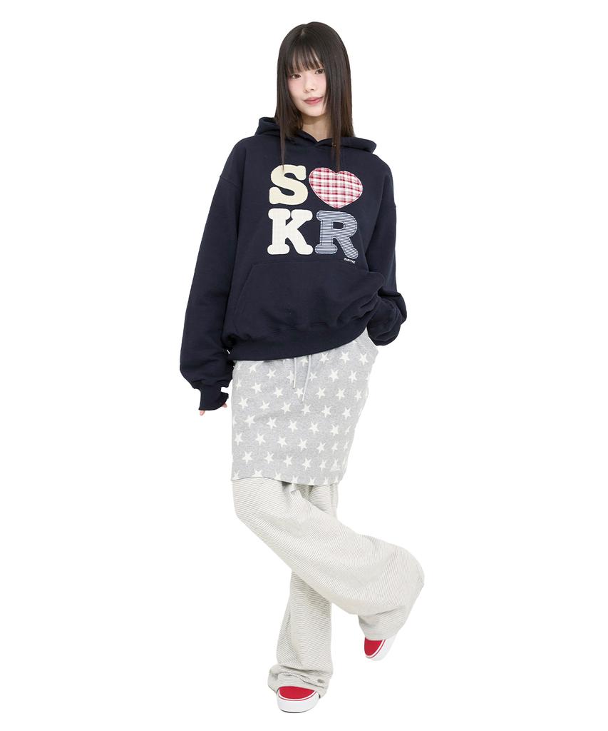 Mimdeowodeulobeu [Ssukkare X Mimde] Ssukkare Layered Skirt Pants_Gray
