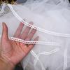 Long Wedding Veil Lace Veils with Hair Comb Wedding Hair Accessories White 2-Layer Wedding Veil