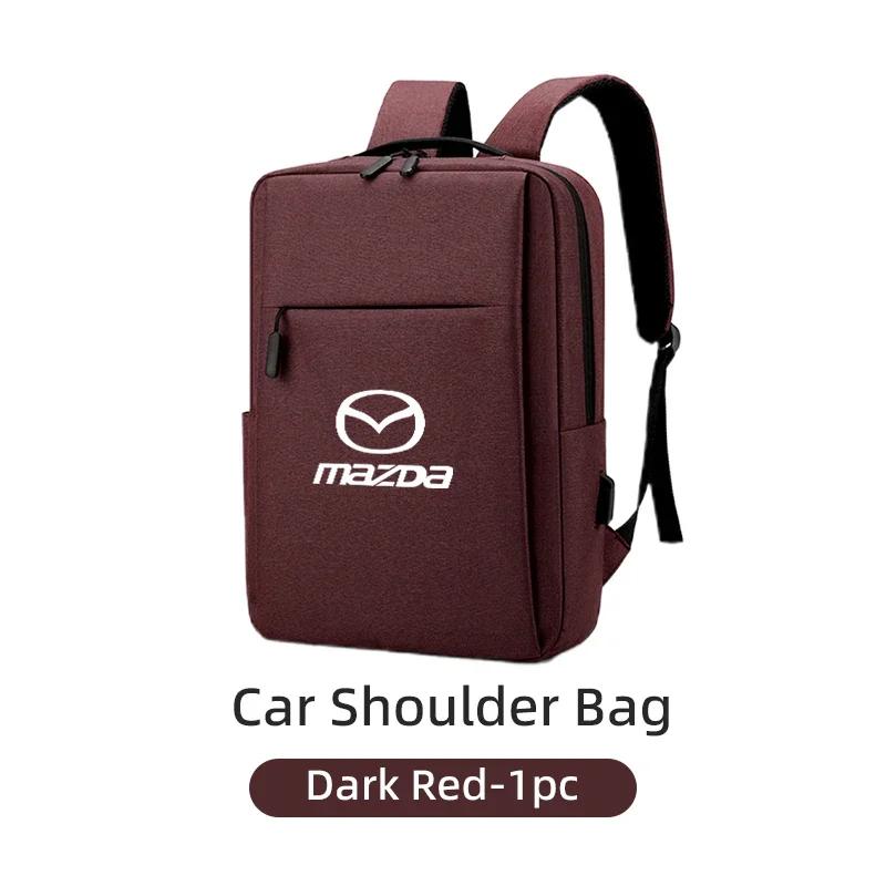 2025 Hot Business Shoulder Work Bag USB Chargring Travel Computer Backpack For Mazda CX5 6 3 CX7 323 Axela Atenza Demio CX30 CX3