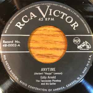 

7inch Record EDDY ARNOLD - Anytime 480002 RCA Victor US Folk Used