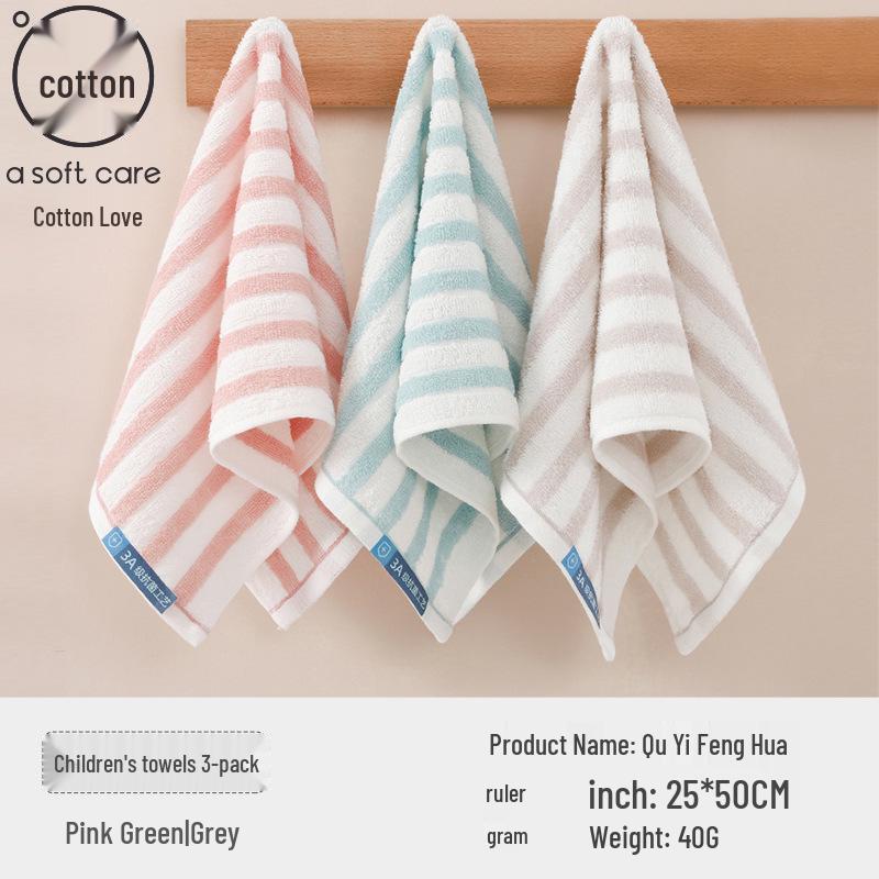 

Набір із 4 бавовняних рушників для обличчя та ванни: Вбираючі, Без ворсу, Унісекс серветки для обличчя Default