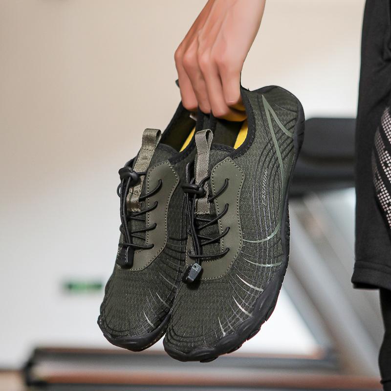 

Unisex Non-slip Five-toe Beach and Water Shoes for Swimming, Fishing, and Trekking 44 армія зелений колір