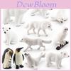 Realistic Arctic Animal Figurine Set Including Penguin Polar Bear Arctic Fox Seal Wolf And Owl For Home Decor