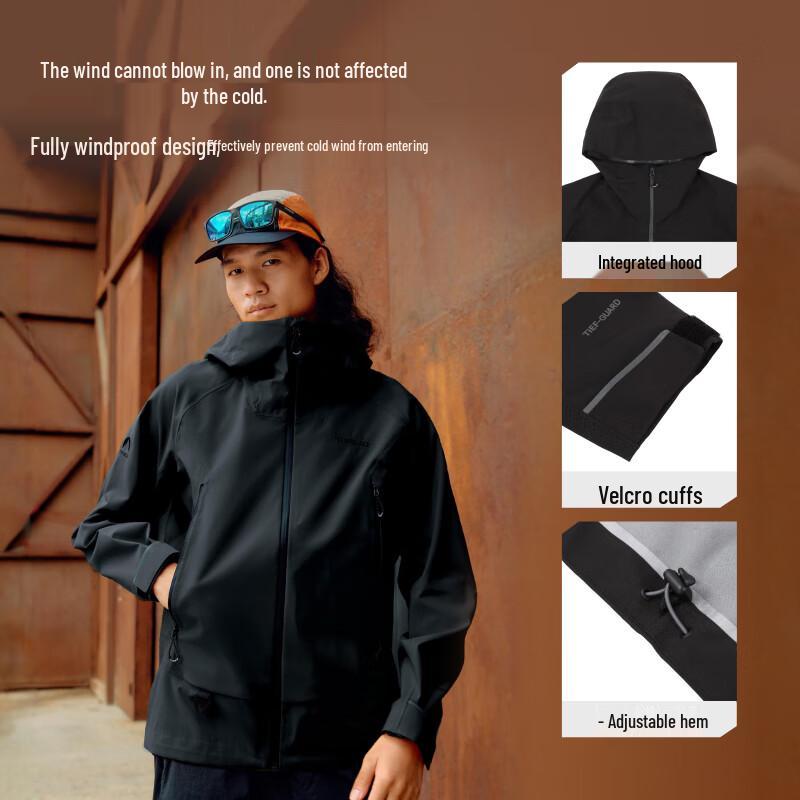 Toread Men's 3-Layer Waterproof Hiking Jacket