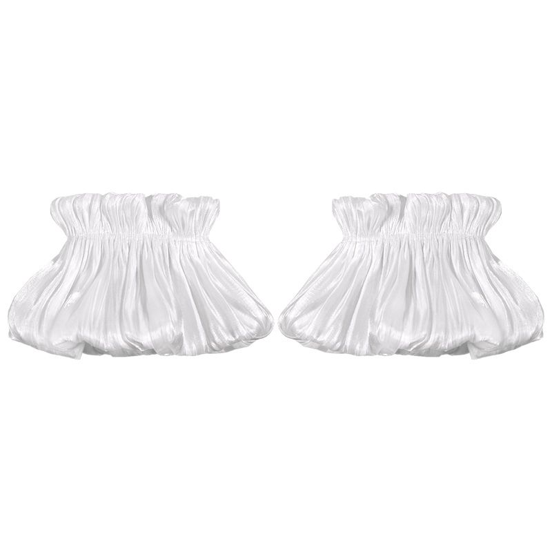 

Оригинальные Лолита Рукава-буфы со сборками, Декоративный аксессуар-манжета на руку, Подходящие перчатки Ло Нианг White