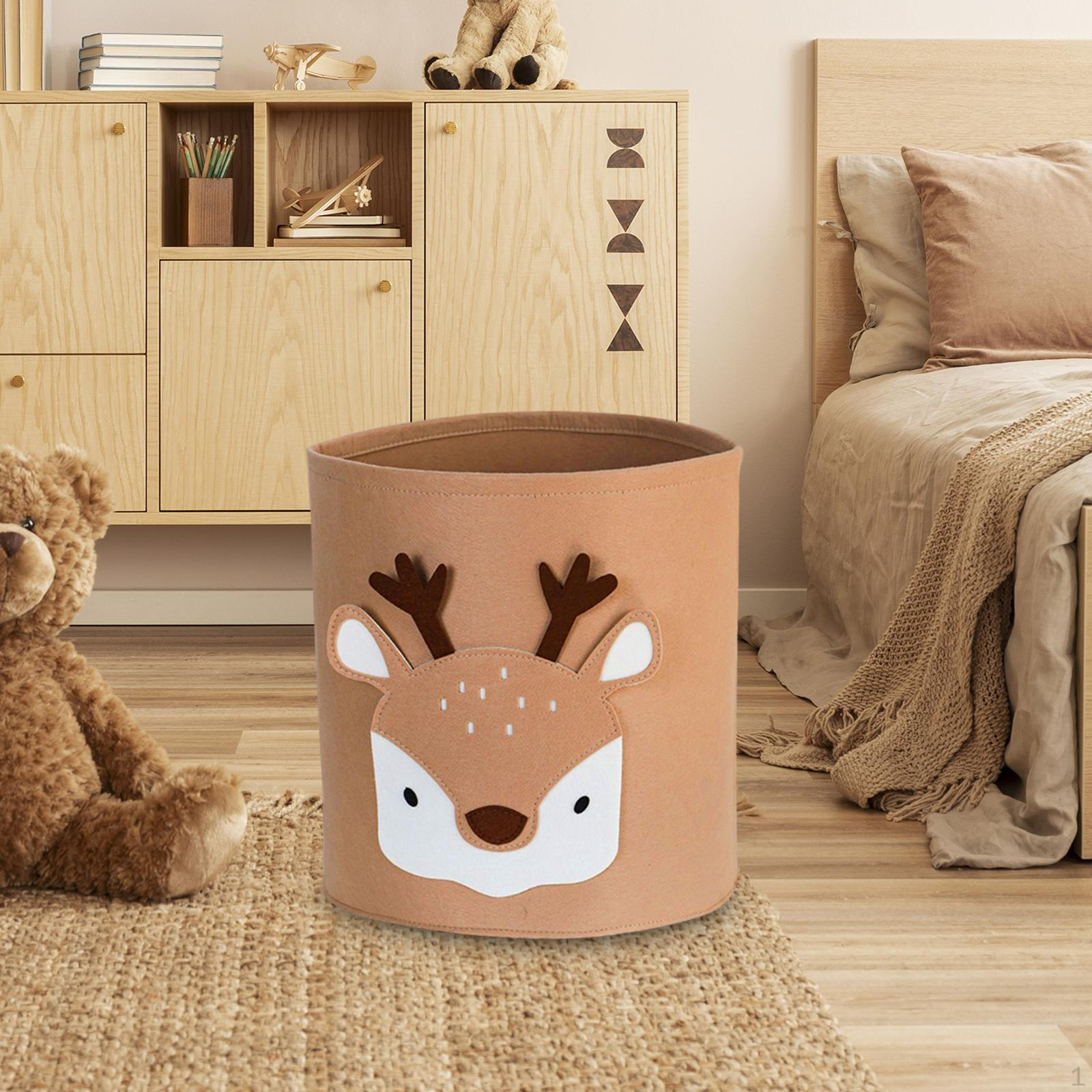 

Корзина для хранения животных, контейнер, милая детская коробка для игрушек, складная для организации рабочего стола для детей