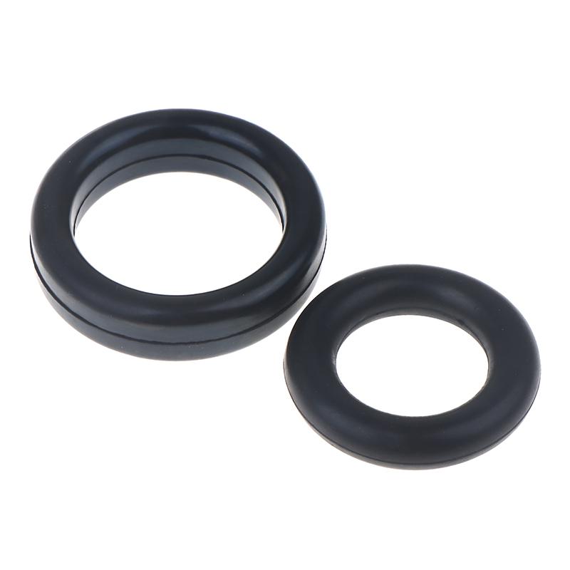 2/4PCS Exhaust Pipe Support Ring - Universal Muffler Hanger O-Ring Rubber Bracket Kit for Cars