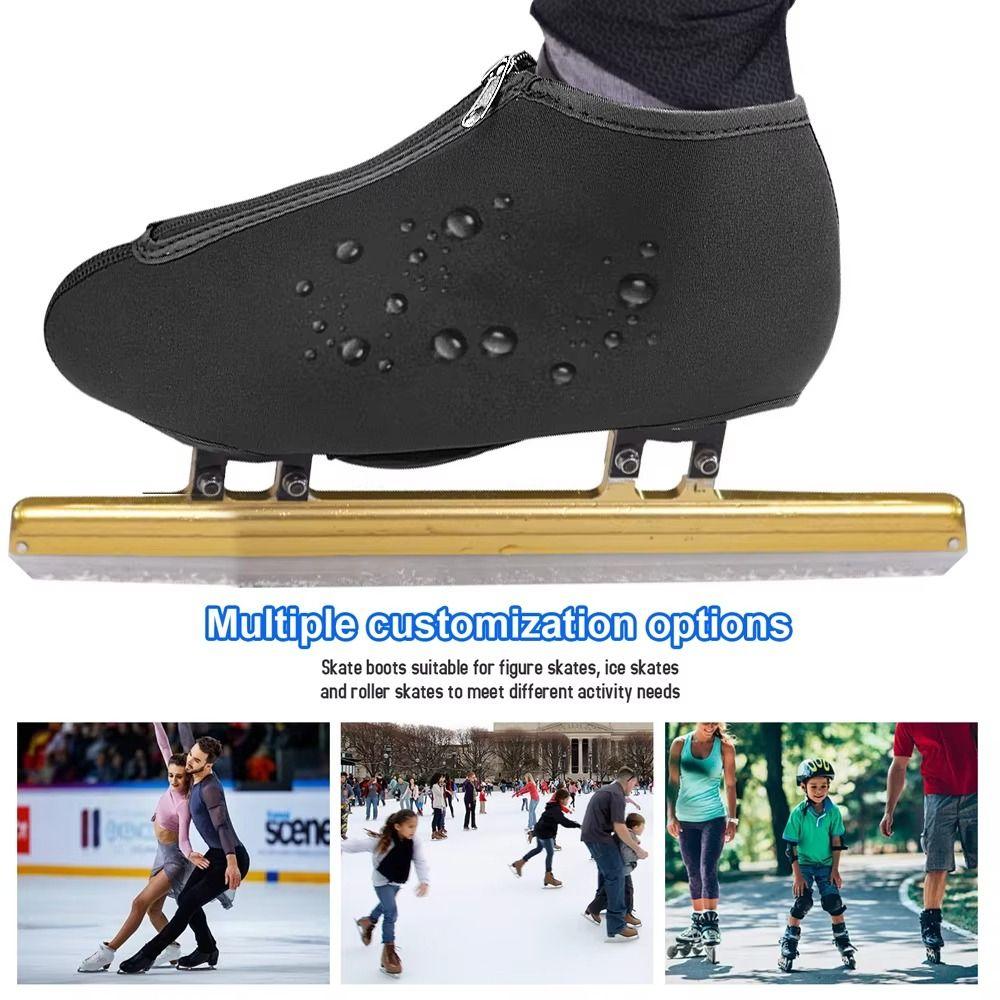 Anti-Scratch Ice Skate Covers Neoprene Figure Skates Protectors Skating Boot Covers  Adults Teens